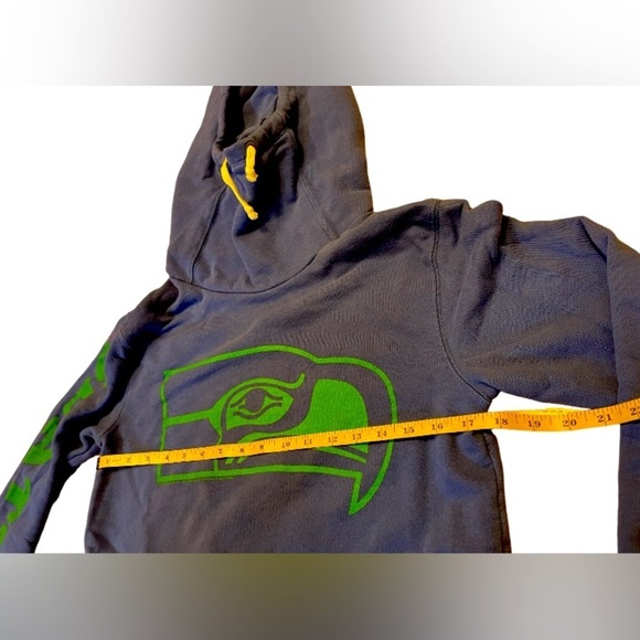 Seattle Seahawks logo blue and green hoodie sweatshirt size Small - Picture 4 of 7